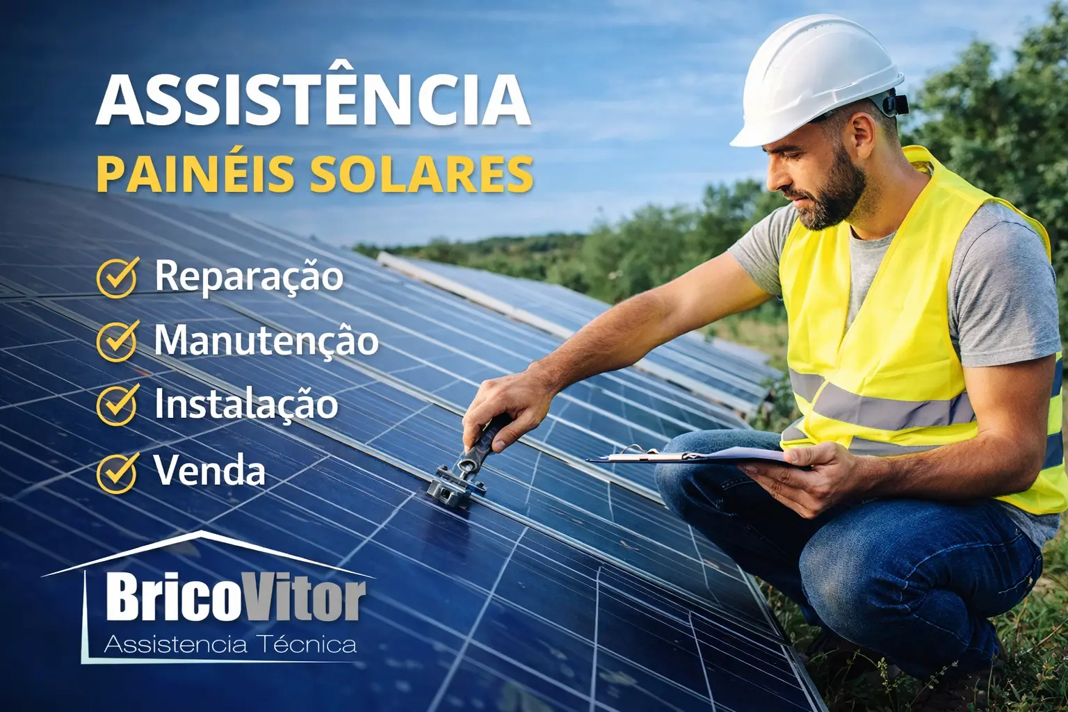 Assist&ecirc;ncia Pain&eacute;is Solares Braga, Assist&ecirc;ncia T&eacute;cnica ao Domicilio