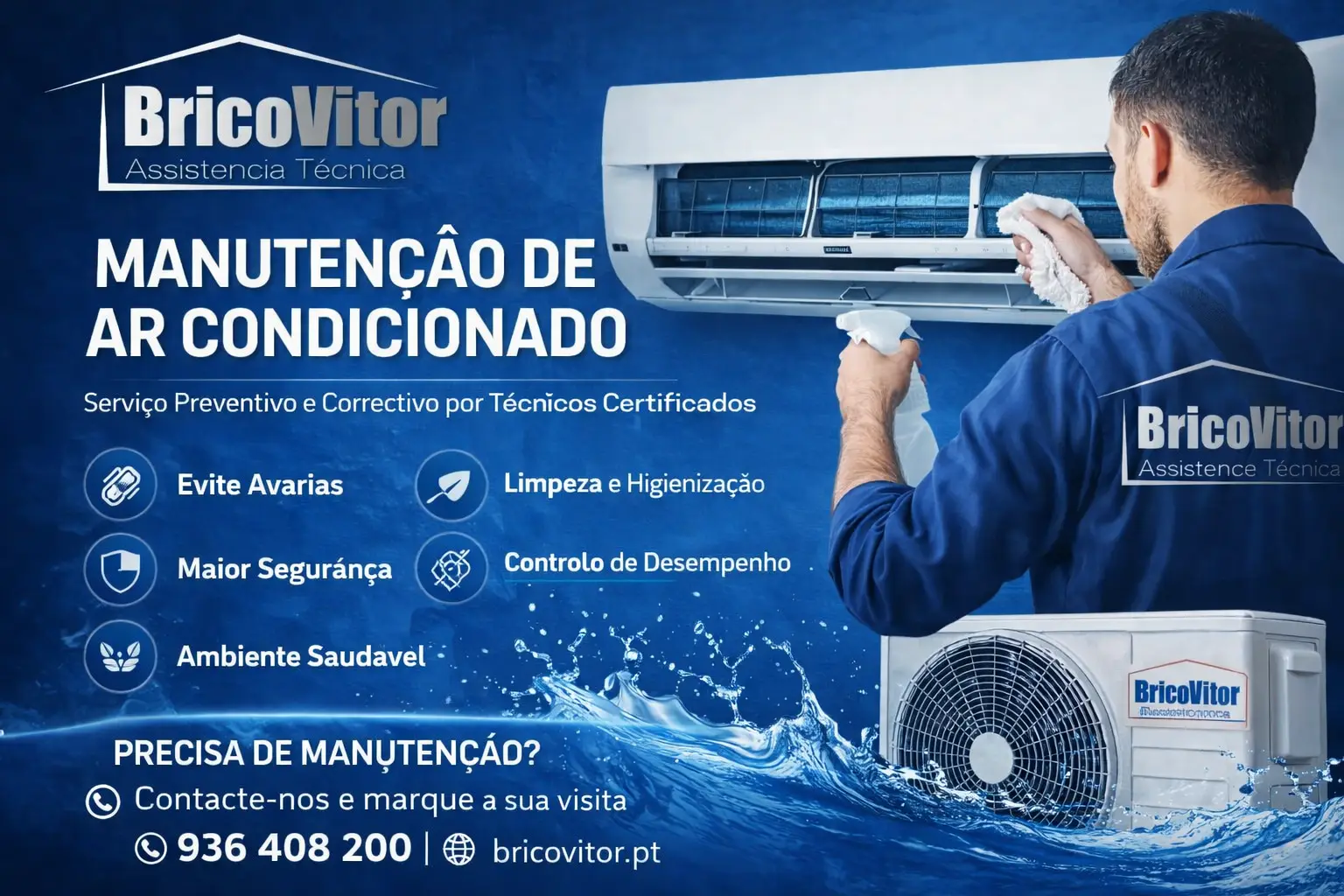 Assist&ecirc;ncia Ar condicionado Braga, Assist&ecirc;ncia T&eacute;cnica ao Domicilio