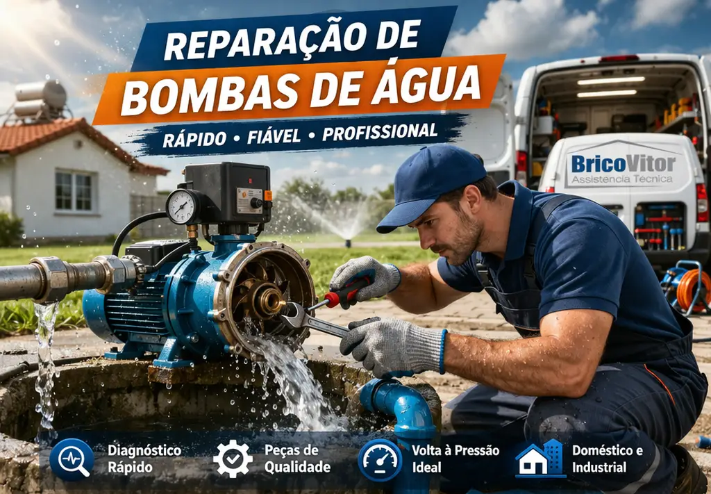 Assist&ecirc;ncia Bombas de &Aacute;gua Braga, Assist&ecirc;ncia T&eacute;cnica ao Domicilio